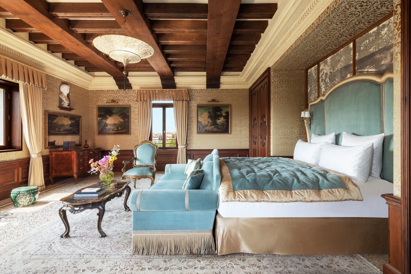 Airelles Palladio Venice — the restored 16th-century fa&ccedil;ade on Giudecca Island facing St Mark's Square