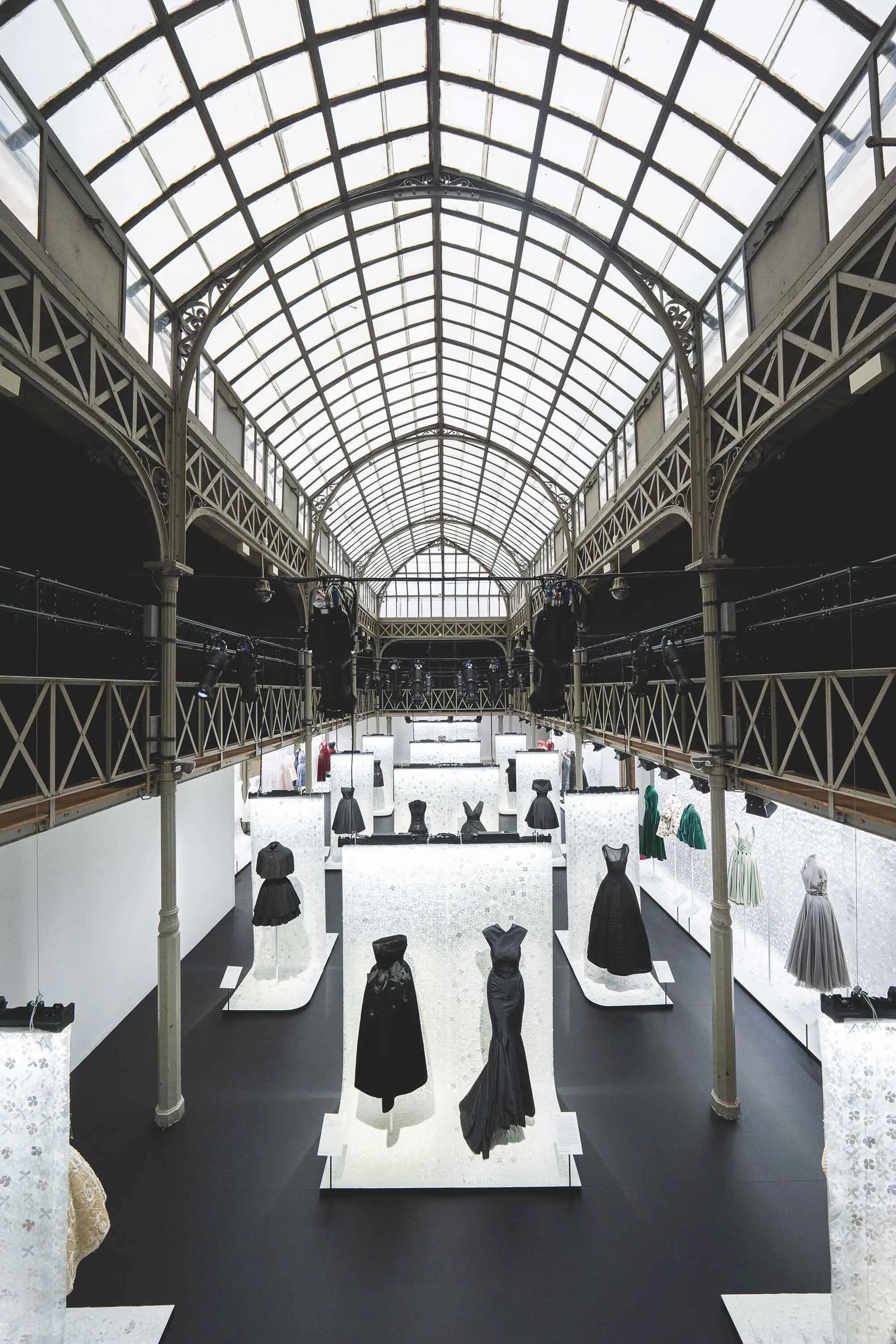 Azzedine Ala&iuml;a and Christian Dior at the Fondation Azzedine Ala&iuml;a, Paris