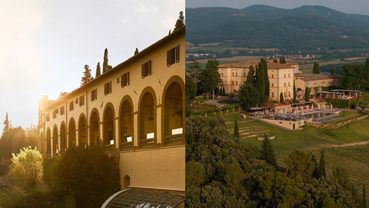 The Tuscan countryside around Belmond's estates in autumn