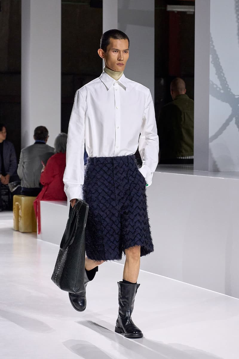 Bottega Veneta Fall/Winter 2026 — shearling statement coat