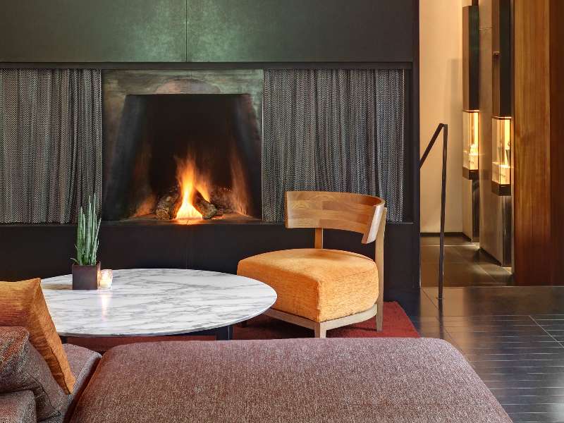 The lobby at Bulgari Hotel Milano