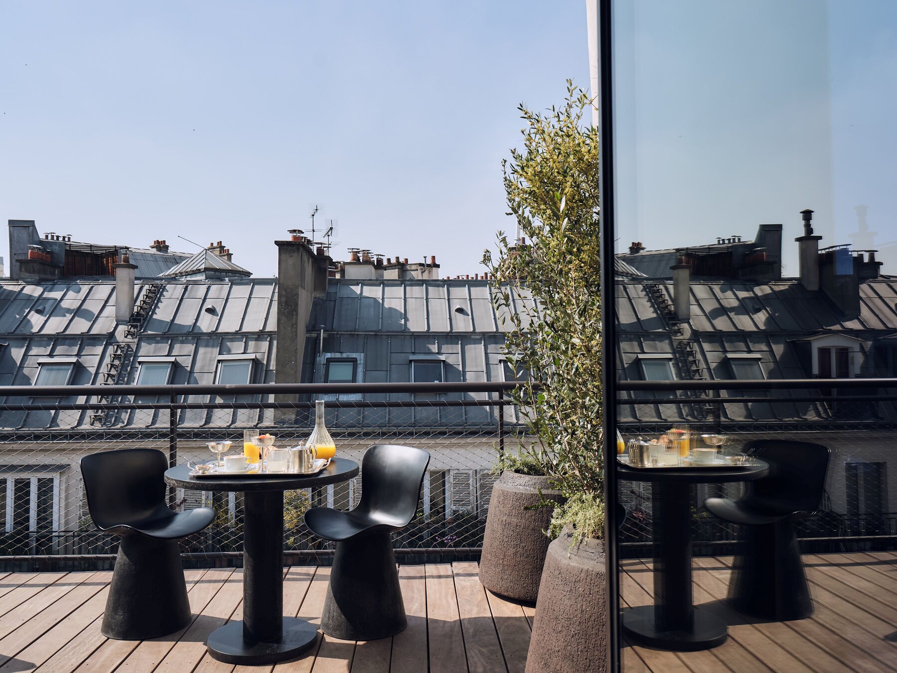 Suite terrace at Hotel Bus Palladium