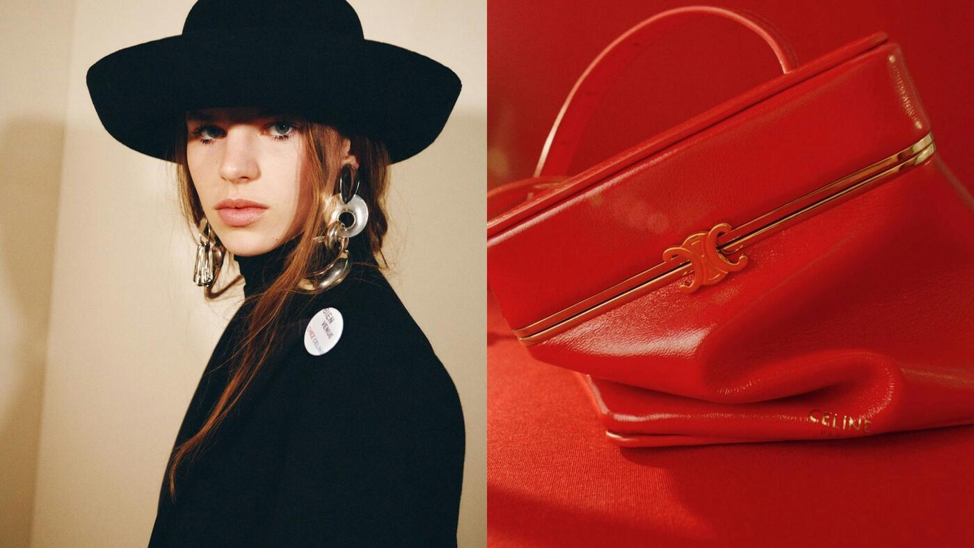 Celine Hiver 2026 campaign, Michael Rider's winter collection photographed by Zoë Ghertner in Paris