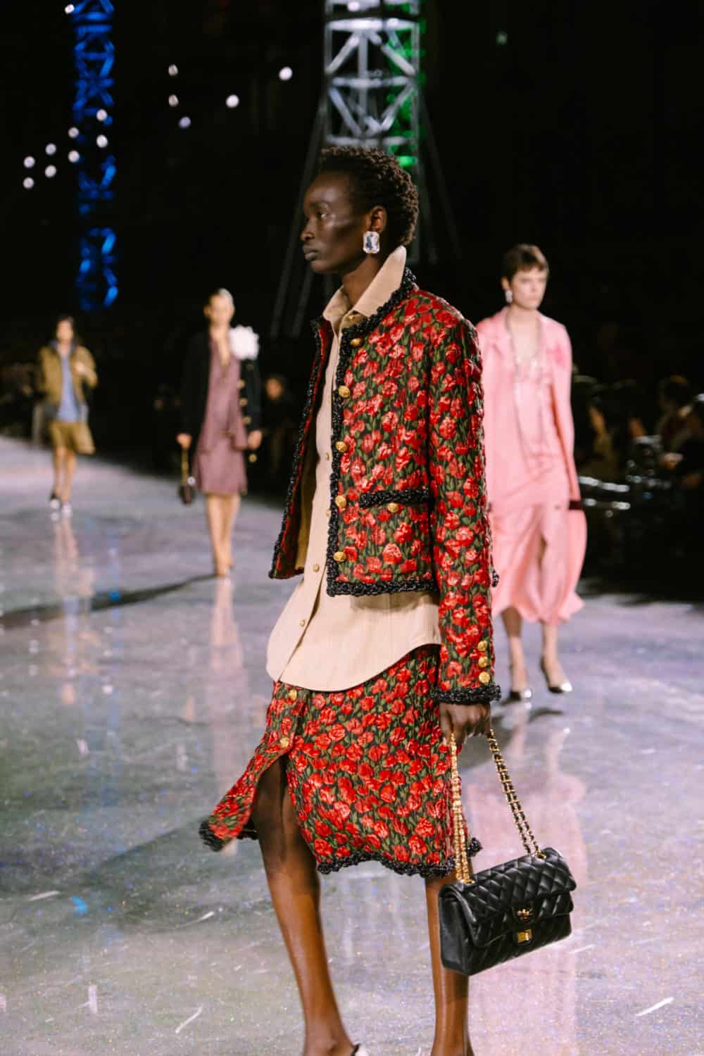 Chanel FW26 runway look by Matthieu Blazy at the Grand Palais, Paris