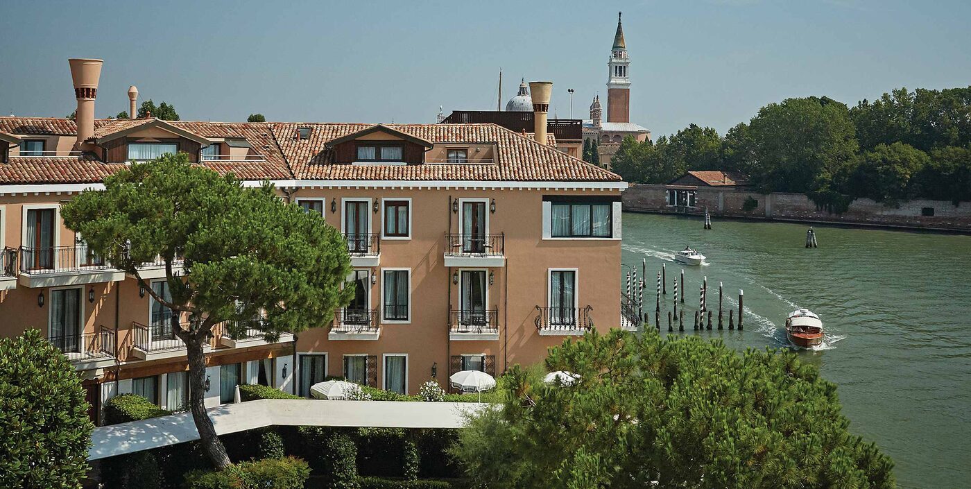 Garden and waterfront at Hotel Cipriani, Belmond, Venice