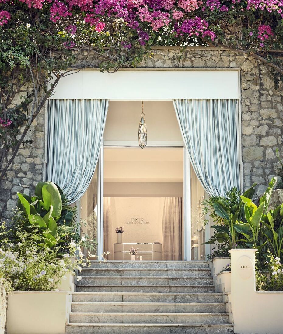 Interior of a treatment cabin at the Dior Spa, Grand Hotel Timeo, Taormina