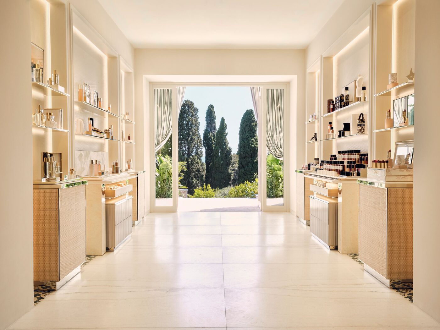 The Dior Spa in the terraced gardens of Grand Hotel Timeo, A Belmond Hotel, Taormina
