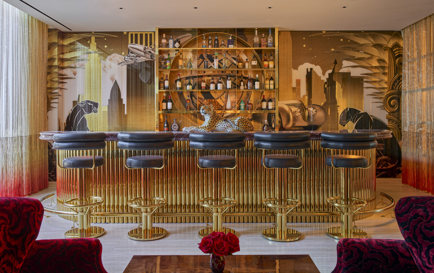 Faena New York hotel interior with bold design