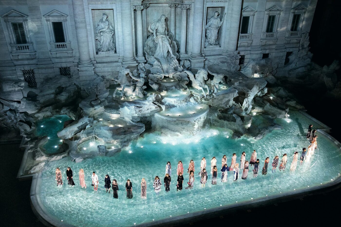 A Fendi runway image, courtesy of Fendi and LVMH
