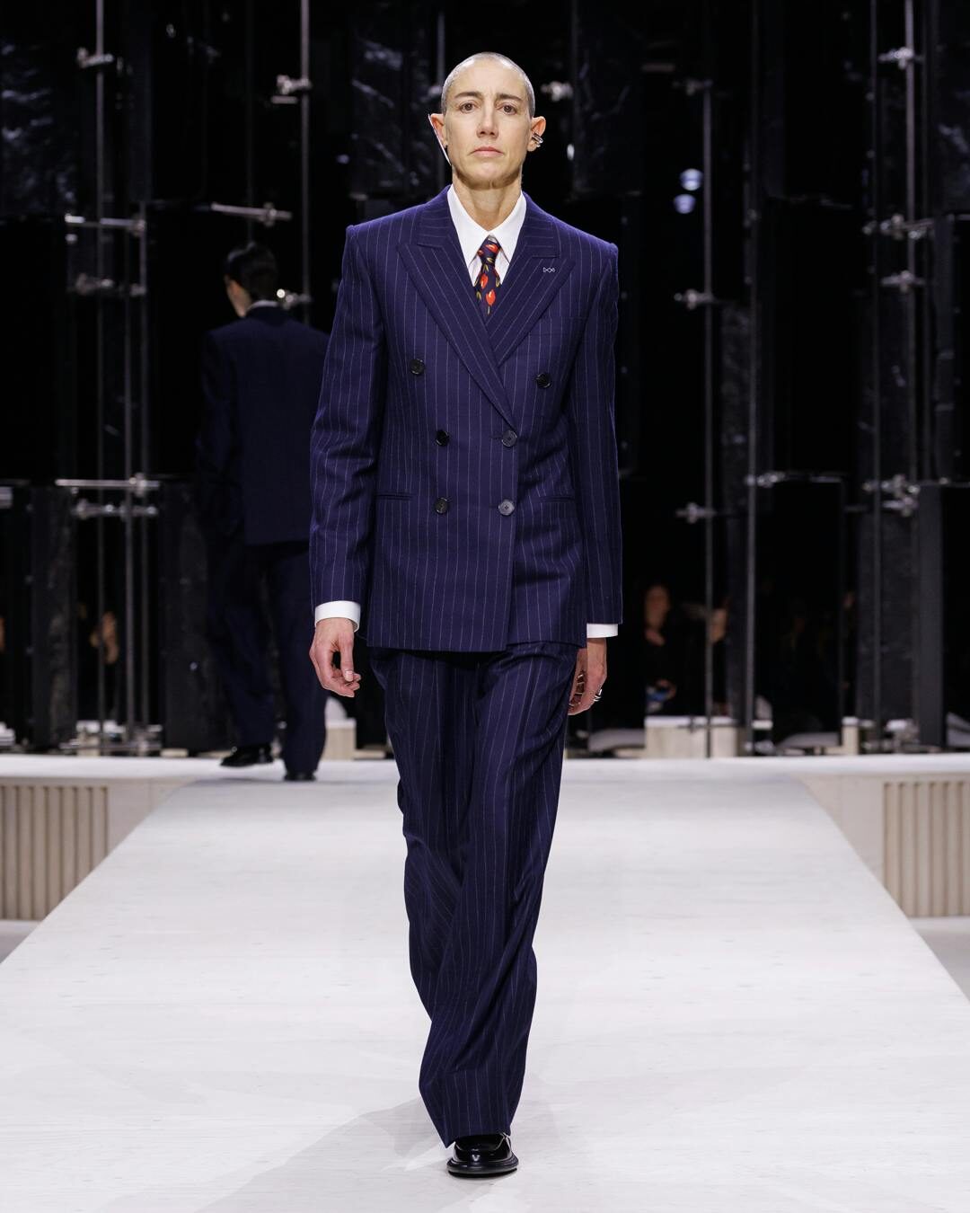 A Givenchy Fall-Winter 2026 look from Sarah Burton's runway, Paris
