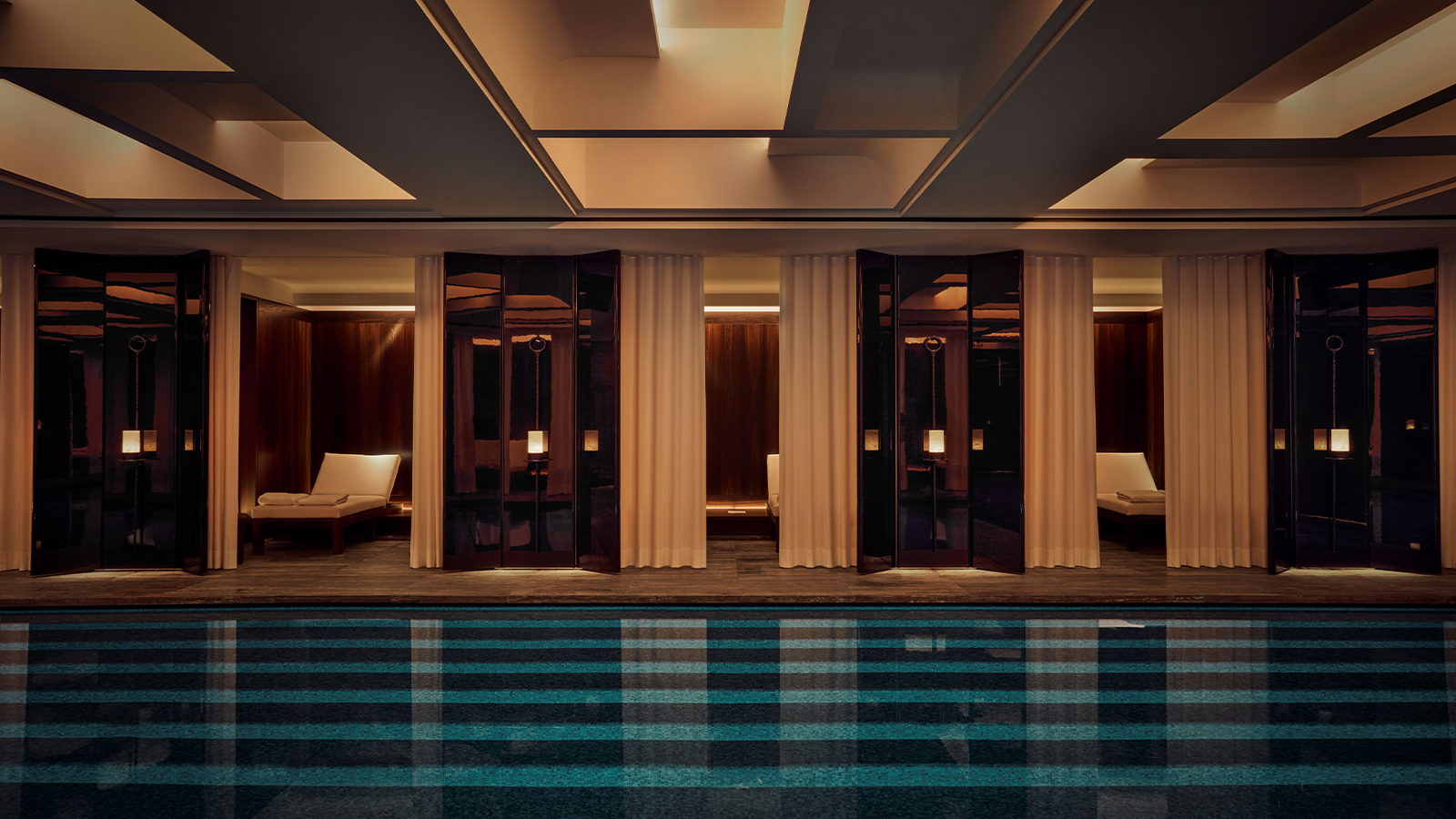 The subterranean pool at H&ocirc;tel Costes, Paris, designed by Studio Liaigre