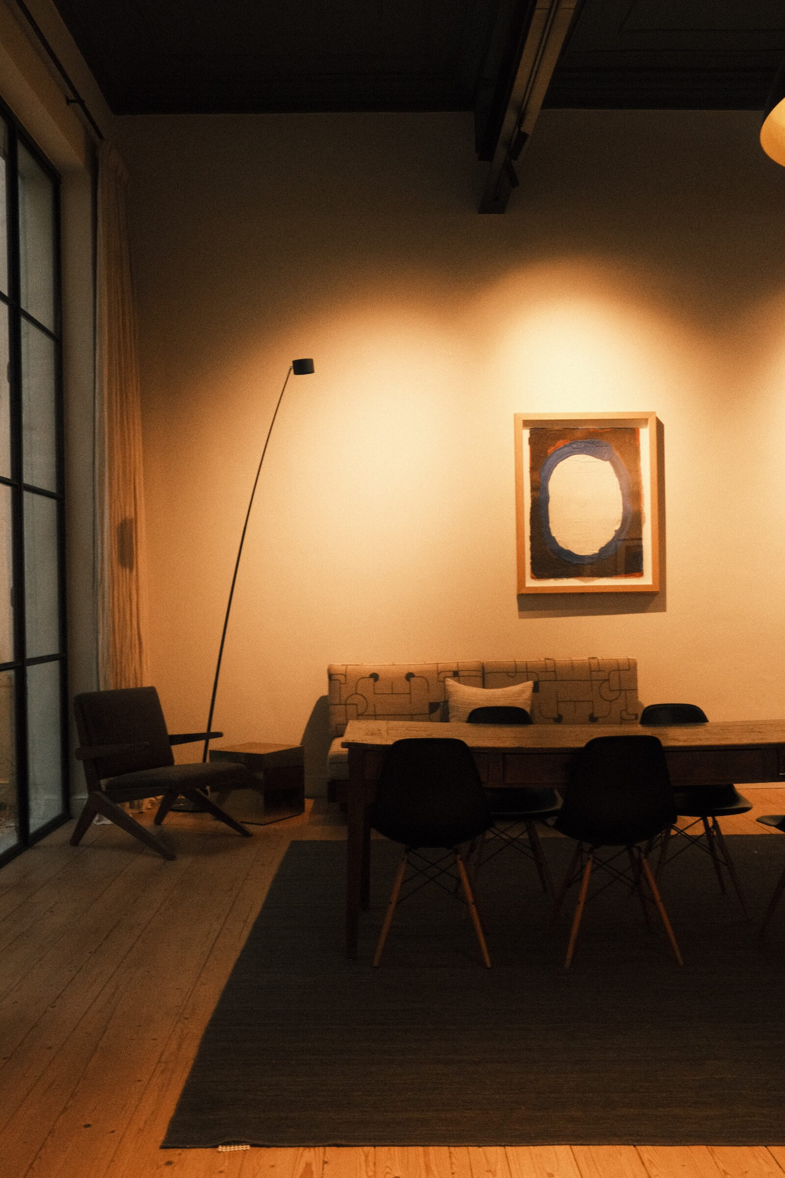 The bar at Hotel Julien Antwerp, with restored wood interiors