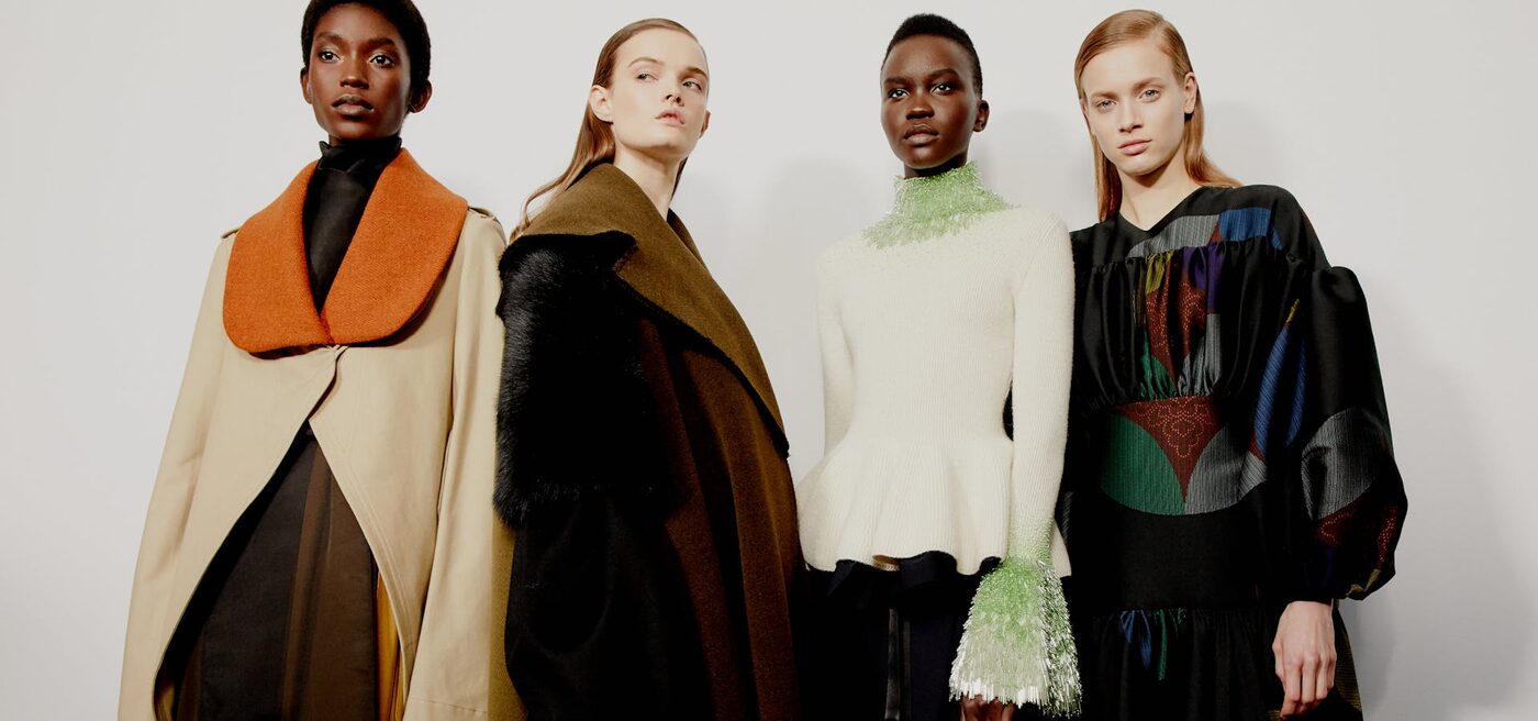 Looks from a Loewe collection, from the LVMH press hub
