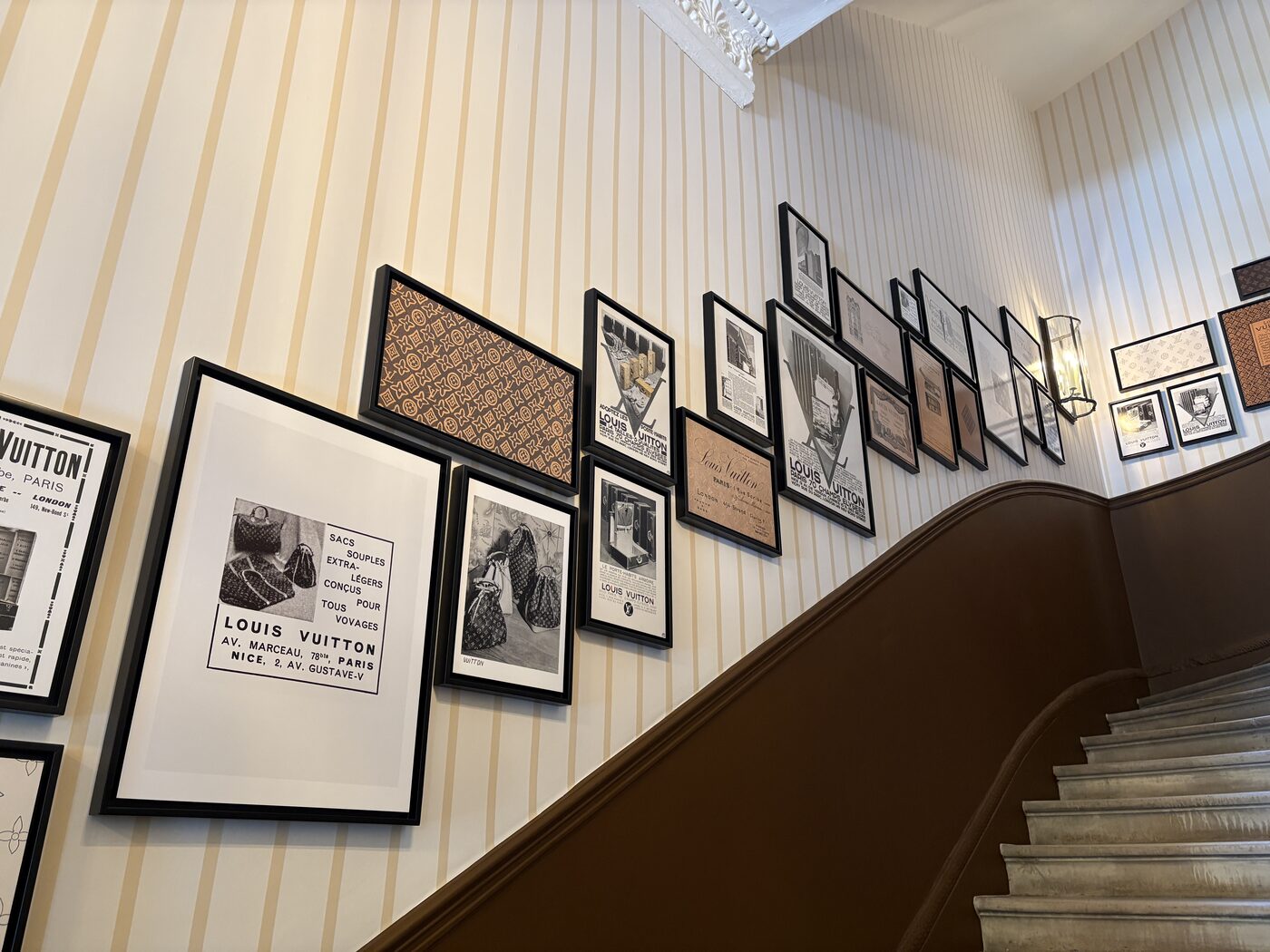 Caf&eacute; Alma inside the Louis Vuitton Hotel, an art deco-inspired space named after the 1992 Alma bag