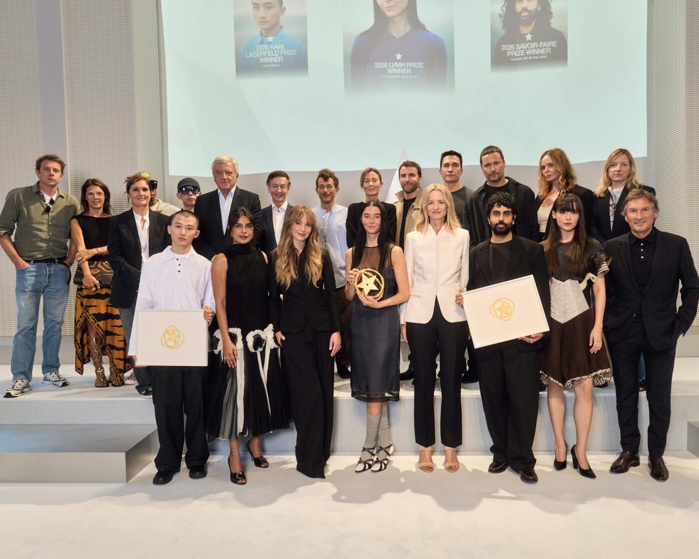 The 2026 LVMH Prize for Young Fashion Designers at the Fondation Louis Vuitton in Paris