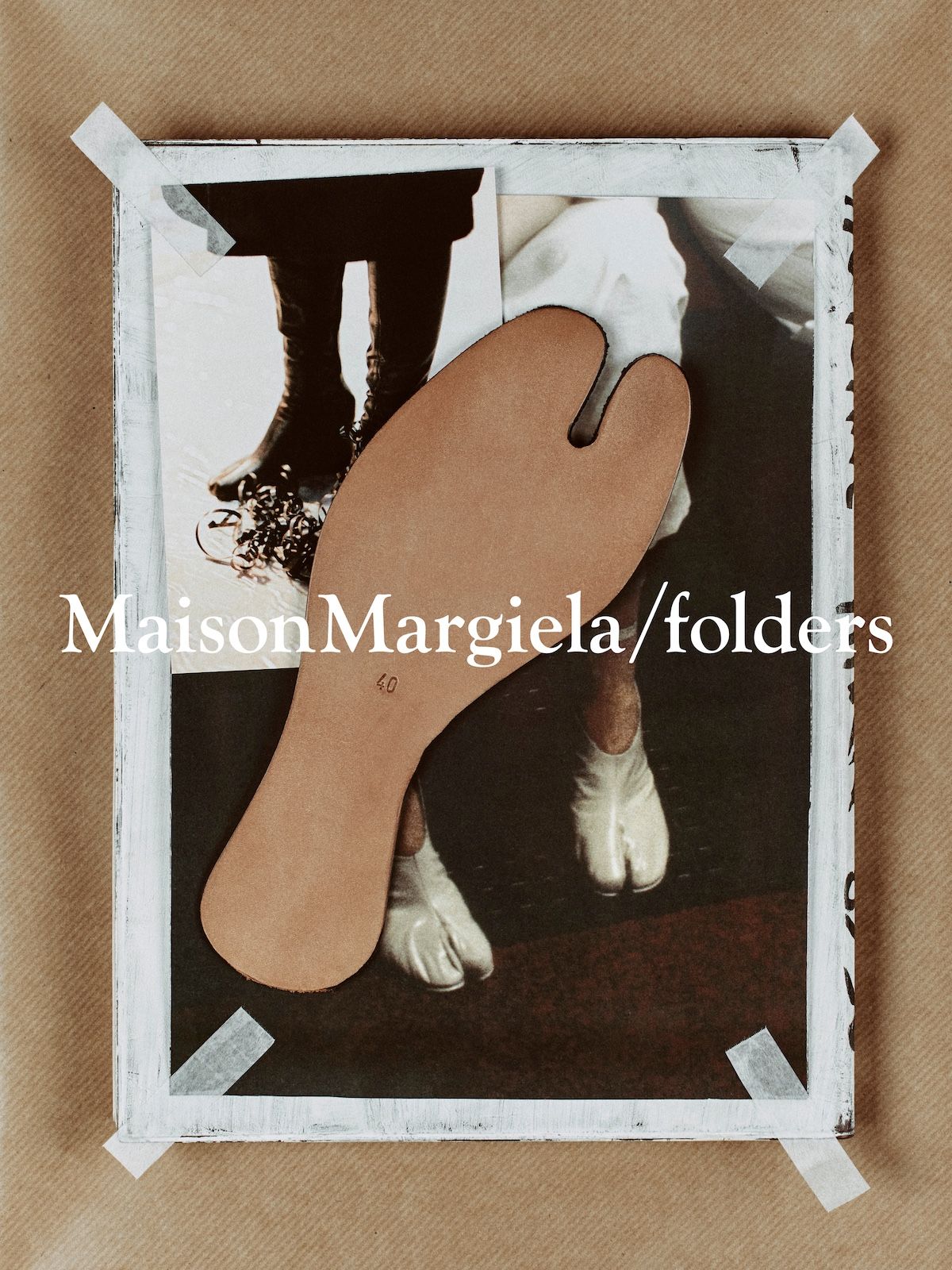 Material from the Maison Margiela archive, opened to the public as part of the &lsquo;folders&rsquo; project