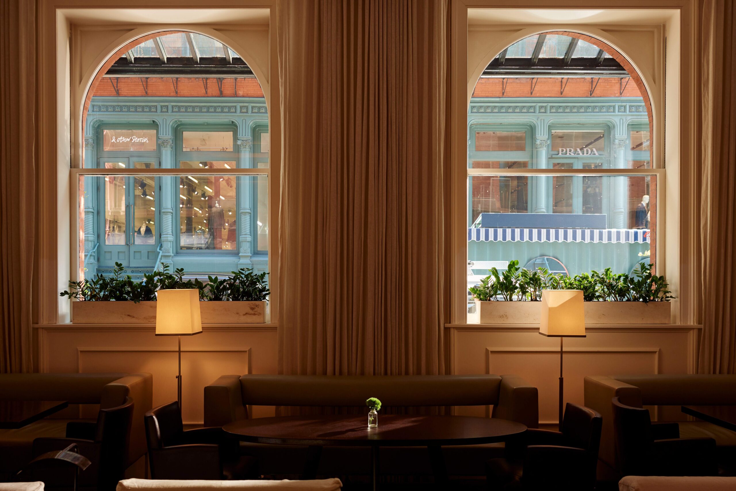 The lobby at The Mercer Hotel, SoHo