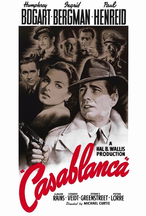 Casablanca (1942) theatrical poster