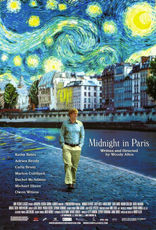 Midnight in Paris (2011) theatrical poster