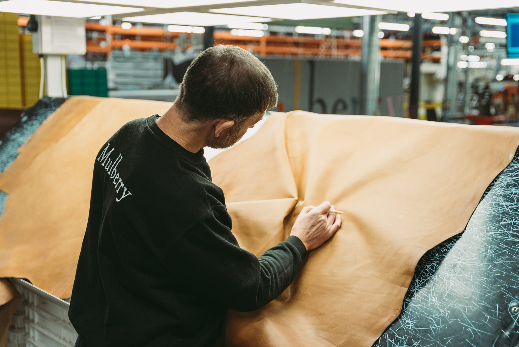 Mulberry flagship factory The Rookery, Somerset, where the British Pasture Leather capsule is made