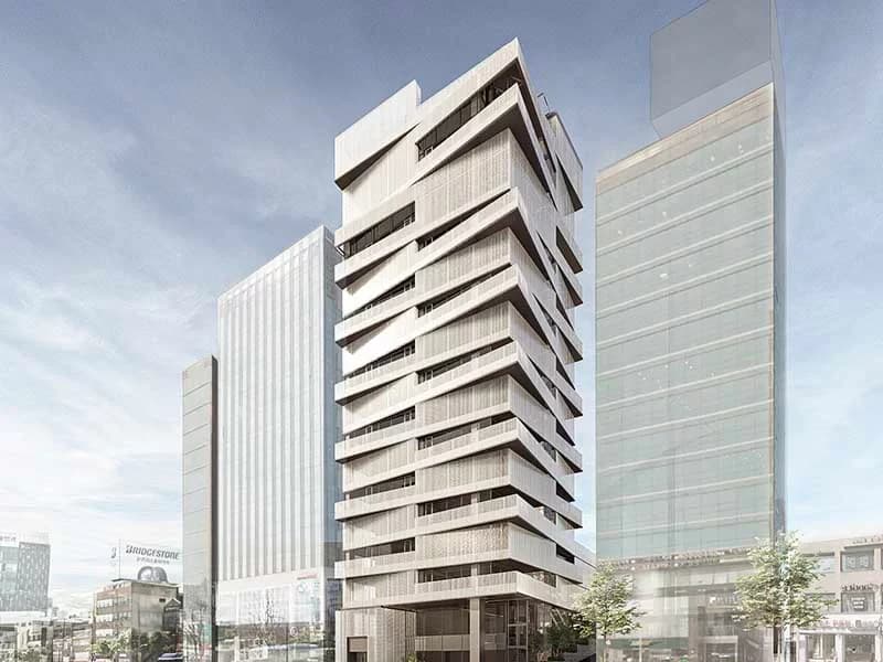 B722 Building on Gangnam-daero, home of Newstar Clinic, Seoul