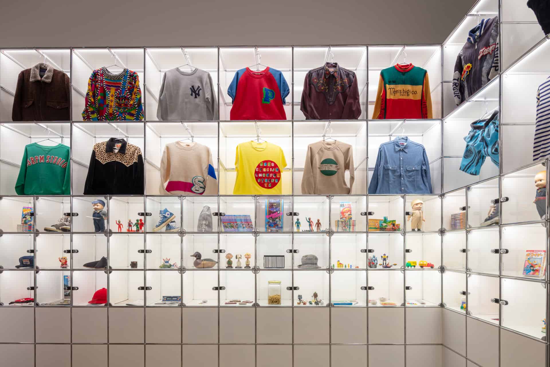 The recreation of NIGO's teenage bedroom in Maebashi at the Design Museum London