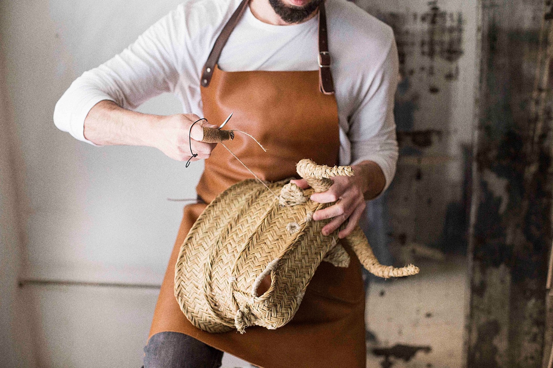 Javier Sánchez Medina in his Malasaña studio, Madrid