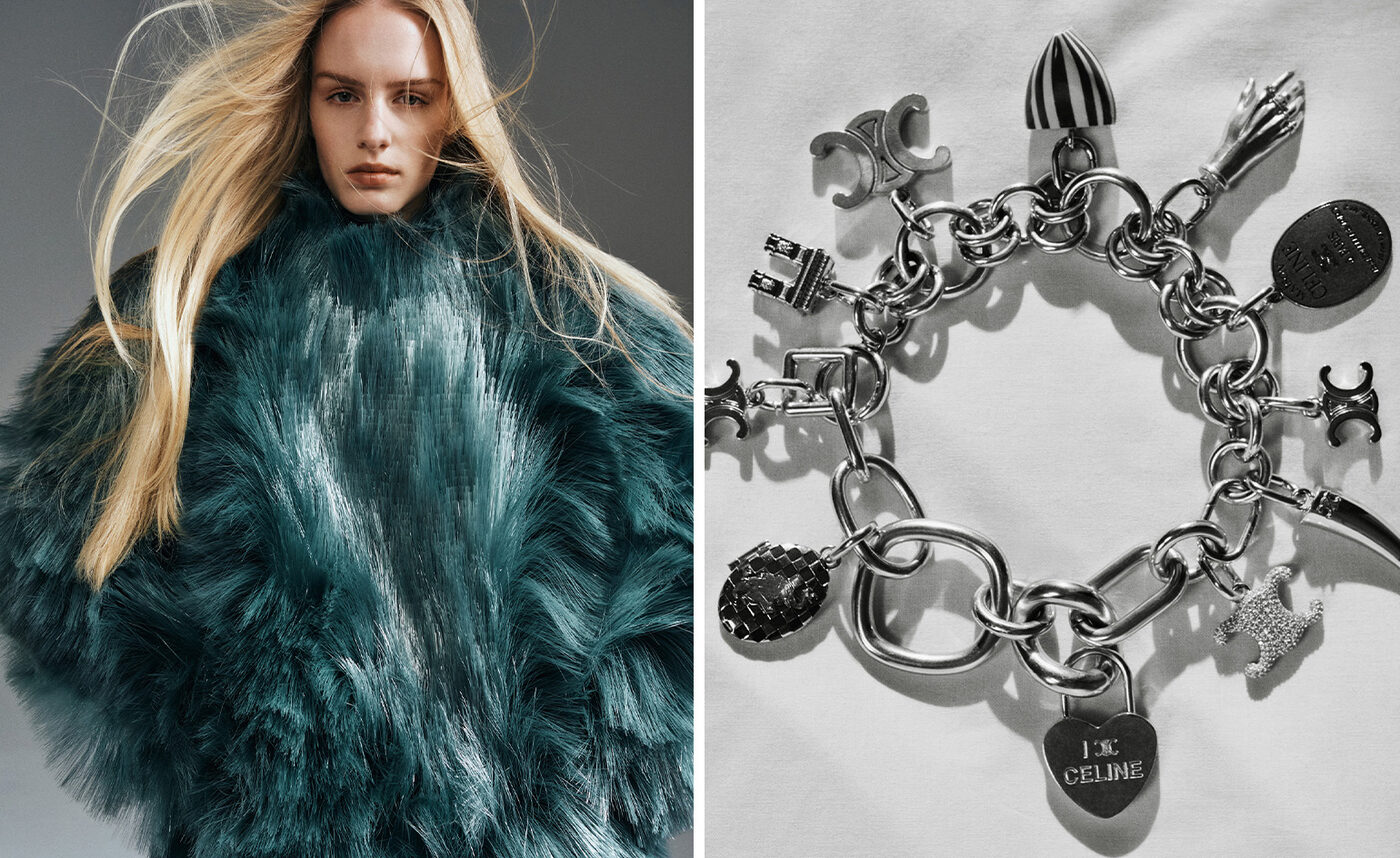 Bottega Veneta Spring/Summer 2026 by Louise Trotter &mdash; bold texture and iridescent recycled fiberglass