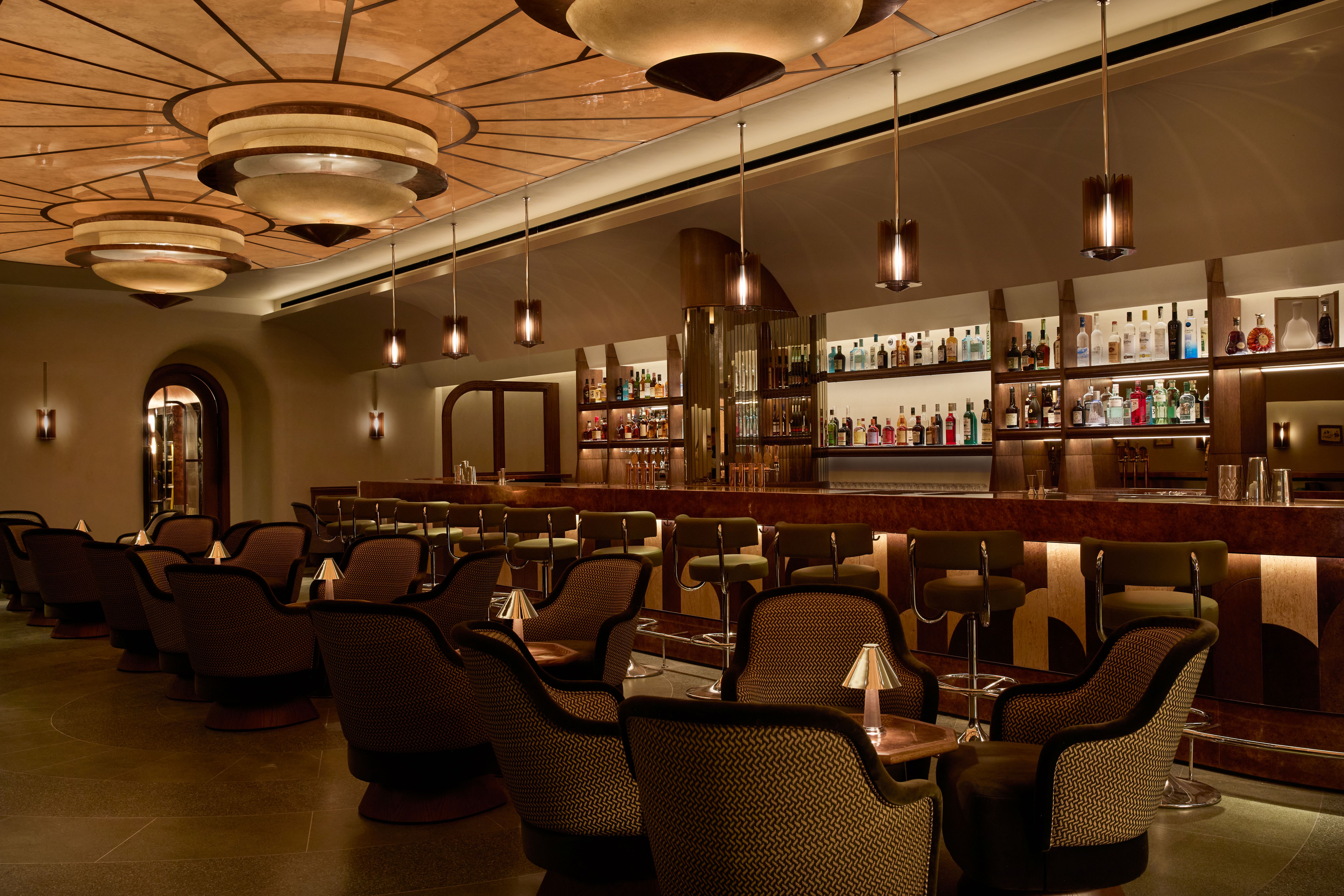 The Gambit Bar at The Newman, drawing on Fitzrovia's darker bohemian edge