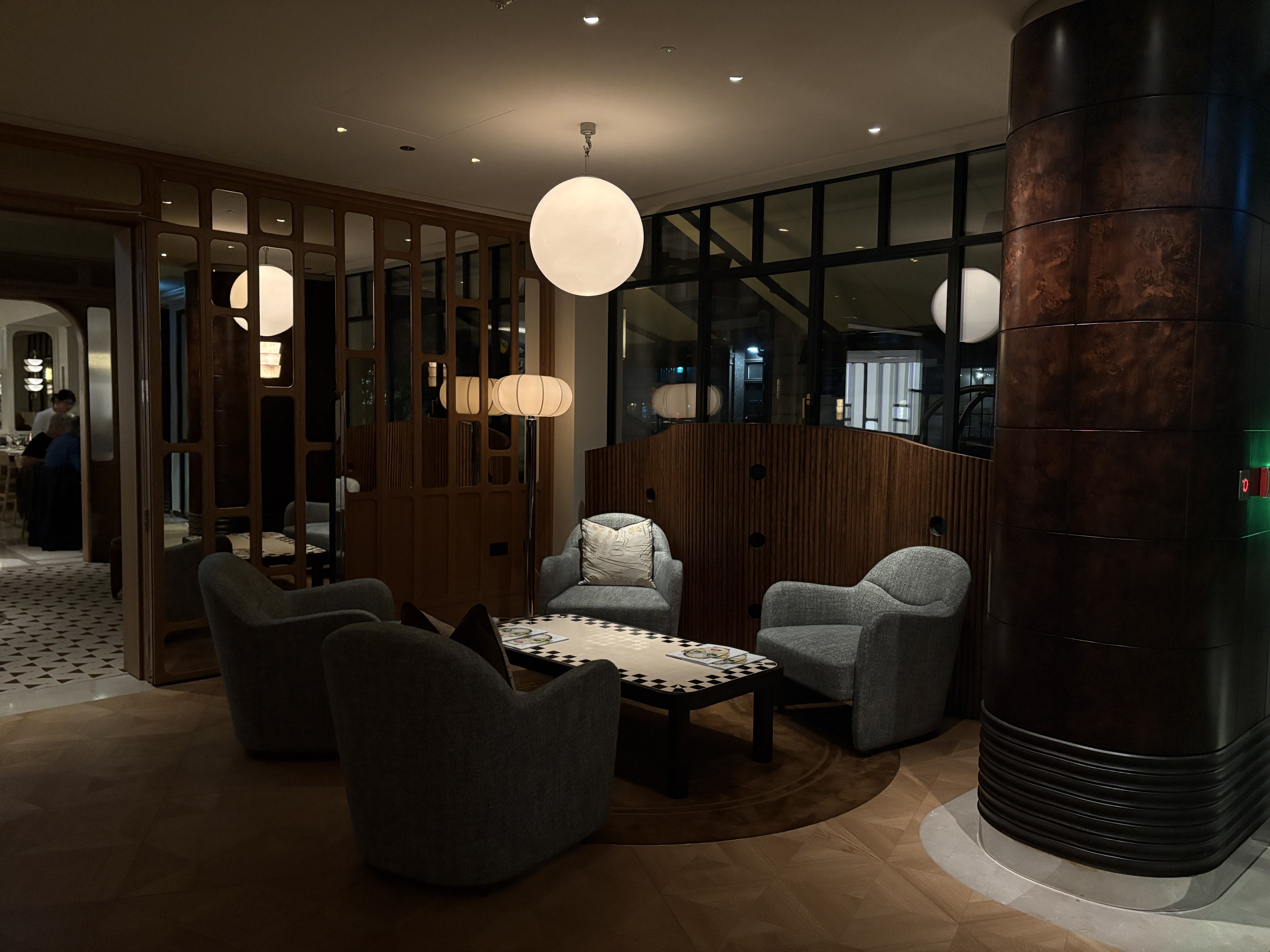 The lobby at The Newman, designed by Lind + Almond