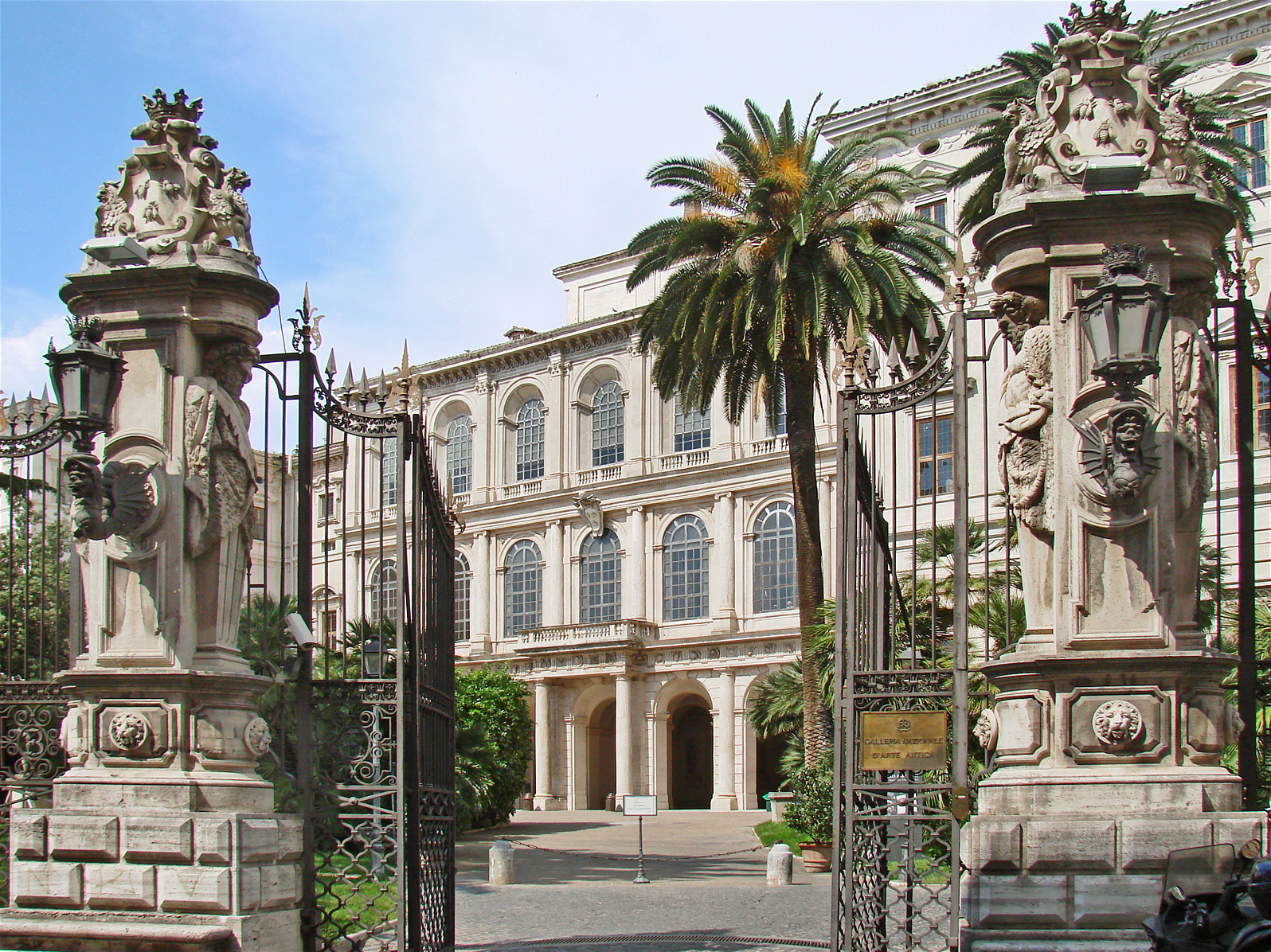 Palazzo Barberini, Rome — facade and entry