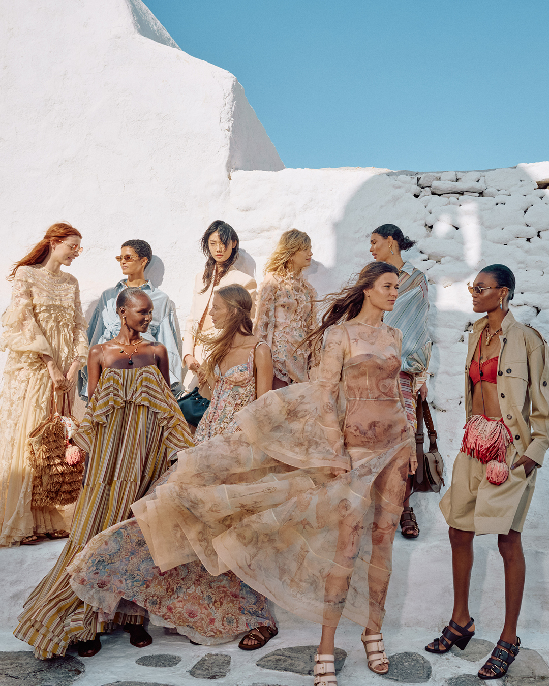 Models in Zimmermann Cruise 2026 collection at Australian Fashion Week, Sydney